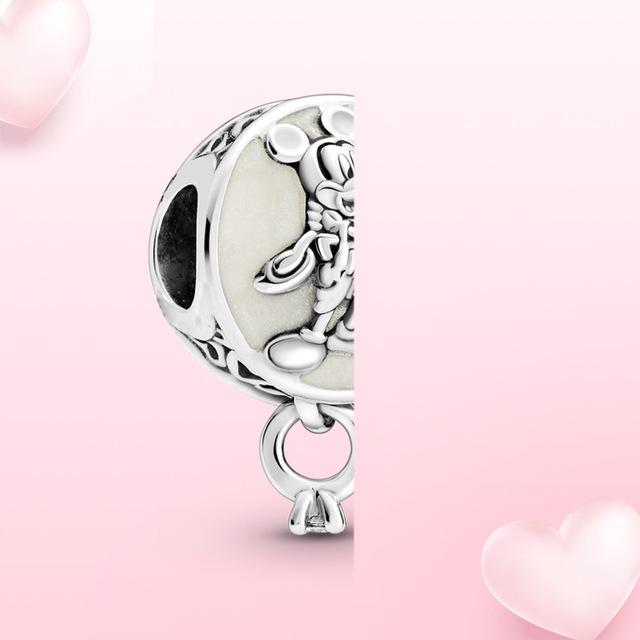 100% 925 Sterling Silver Přívěsek Millenium Falcon Falcon Přívěsek Fit Originální módní šperky Dámský náramek DIY dárek