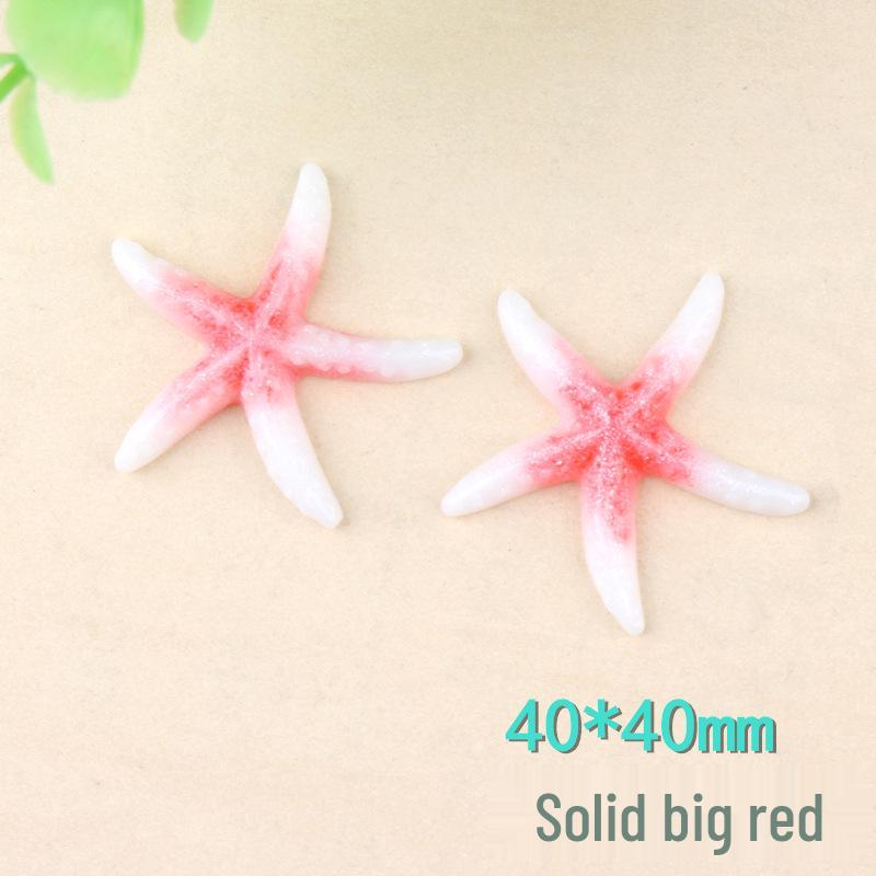 Starfish Resin Accessory Kit: Phone Case, Hair Clip, DIY Ocean Clog Patches