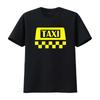 Gelbes Taxi Kostüm Halloween Lustiger Fahrer Herren Fahren T-Shirt vintage Gewaschen Designer Kleidung homme Grafik Bequem
