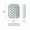 Polka Dot Print Pencil Case Ultra-thin Stationery Bag Durable Pen Bag  Students