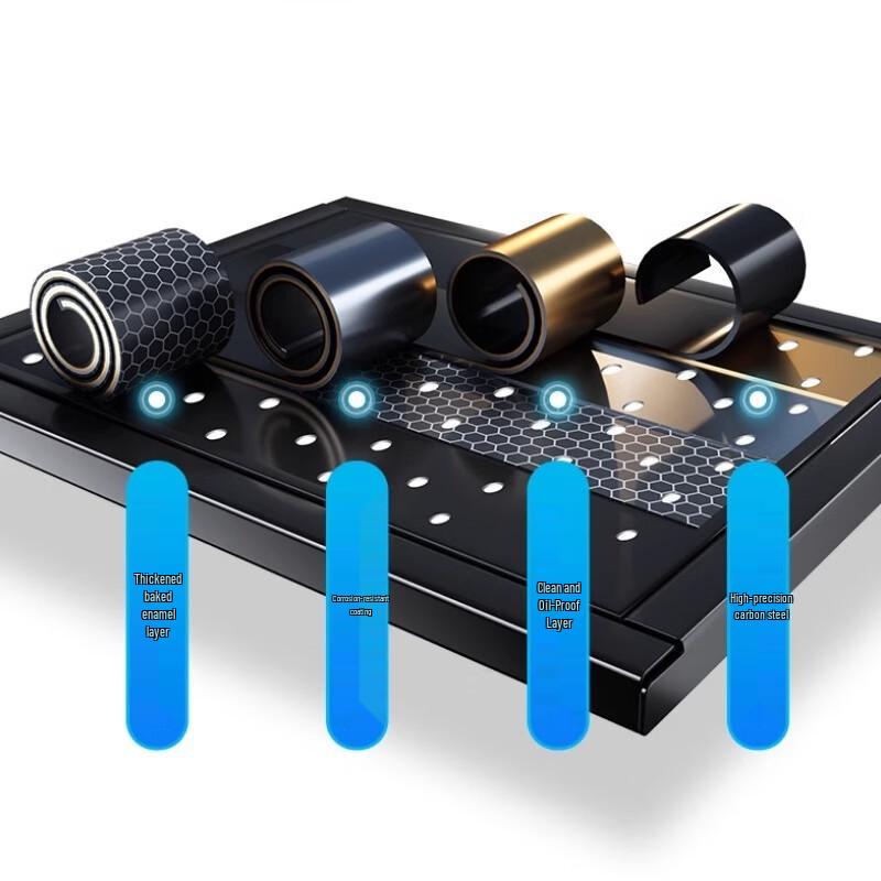 Yunshuang Foldable 3-Tier Kitchen Storage Rack