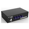 Maxtor 4x1 AV Switcher: 4-Port Video & 2-Port Audio Switch