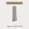 Men's Five-Toe Mid-Calf Cotton Socks: Sweat-Absorbent, Breathable, Anti-Odor, Antibacterial, Boneless – Perfect for Autumn and Winter.