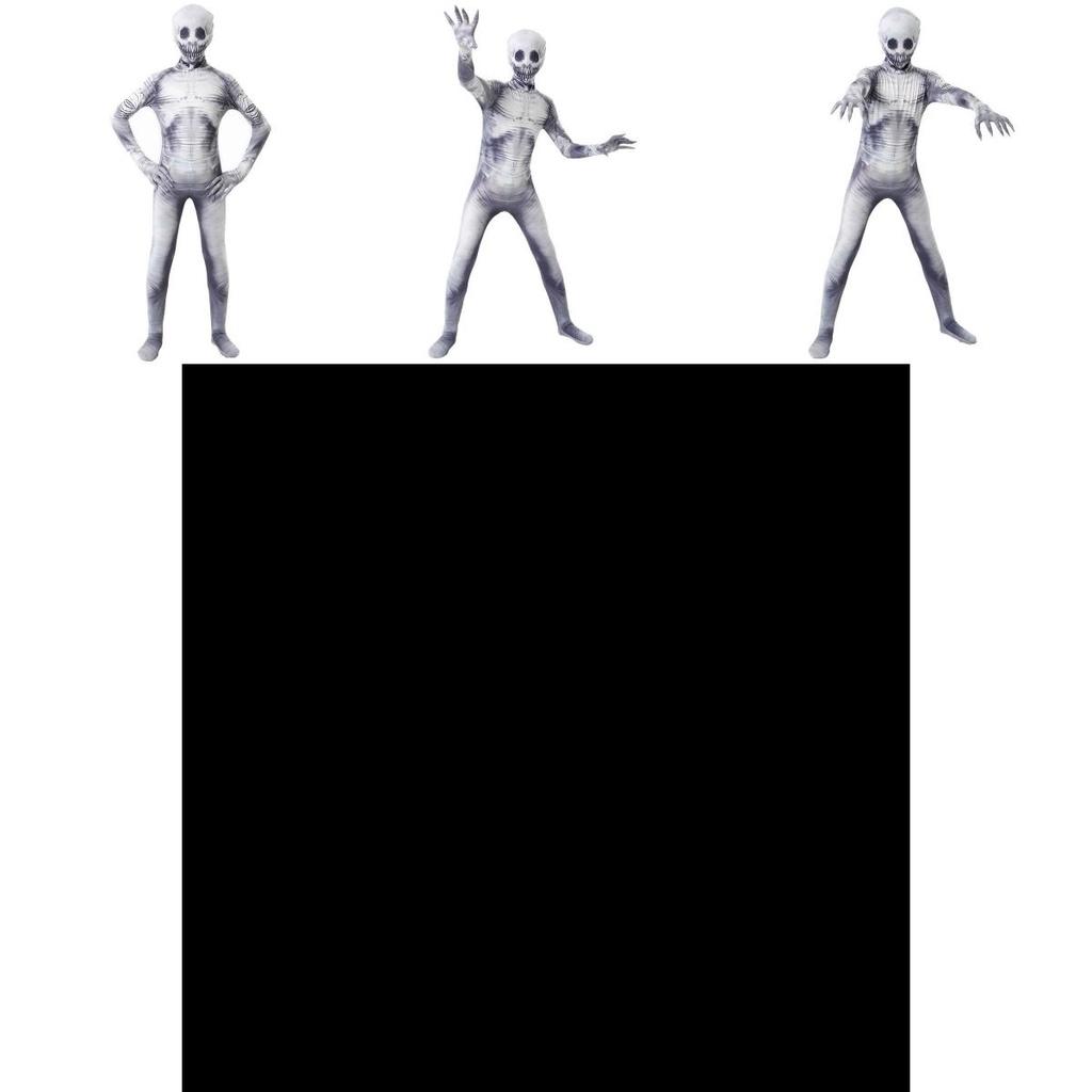 Creepypasta siaubo rekvizitas Rake morphsuit kostiumas vaikams ir suaugusiems