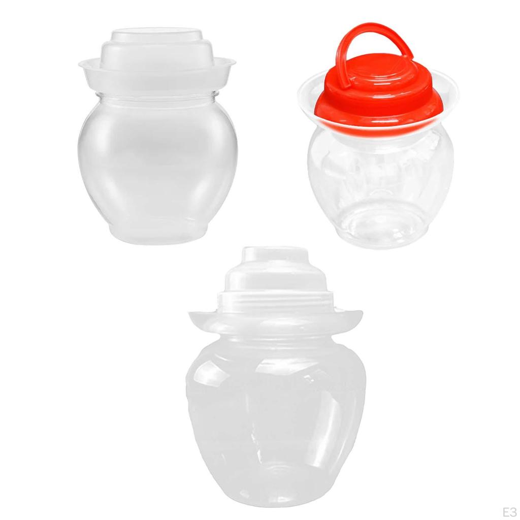 Kimchi-Glas 1 Liter Mit Deckel – Einmachglas Für Fermentation, Sauerkraut & Eingelegtes Gemüse