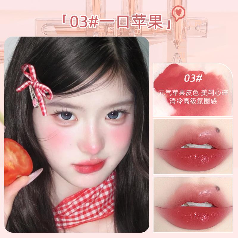 Hllr Glossy Moisturizing Lipstick Easy Coloring Long Lasting Non Stick Cup