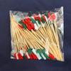 50 Stück/Set Weihnachten Fruchtspieße Einweg Bambusspieße Schneeflocke Weihnachtsbaum Elch Weihnachtsmann Schneemann Spieße Weihnachtsdekoration