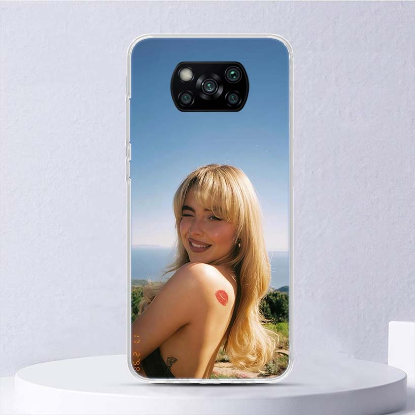 CR66 S-Sabrina C-Carpenter Soft Case For Xiaomi Poco X7 X6 X5 X4 X3 Nfc F7 Ultra F6 F5 Pro Phone Cover F4 Gt F3 M5S M4 M3 M5 M6