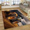 Retro Tractor Car 3D Truck Carpet Rug for Bedroom Living Room Home Sofa Decoration,Children Game Large Decor Floor Mat Gift
