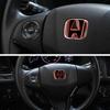 Gjzh3 Car Steering Wheel Front Emblem Badge Logo Sticker For Honda Accord Civic Spirior City FIT CRV Red Protective Decoration