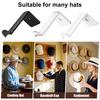 4/8Pcs Hat Hooks Cowboy Hat Racks Easy Installation Strong Adhesive Wall