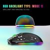 Bluetooth-compatible 2.4G- Wireless Mouse  Light For Computer Laptop Pad Tablet Optical Mice-Rechargeable TypeC Mute-