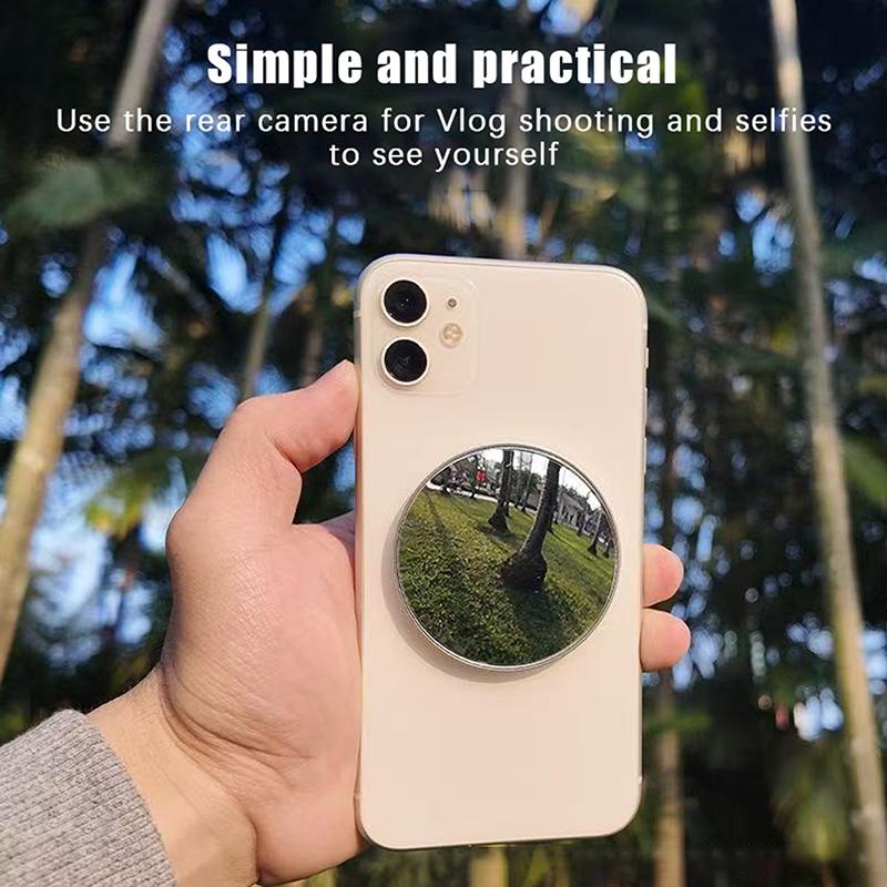 Pour Miroir Convexe Magnétique Smartphone Miroir de Beauté Vidéo Selfie Vlog Miroir Magnétique Pour Streaming Selfie