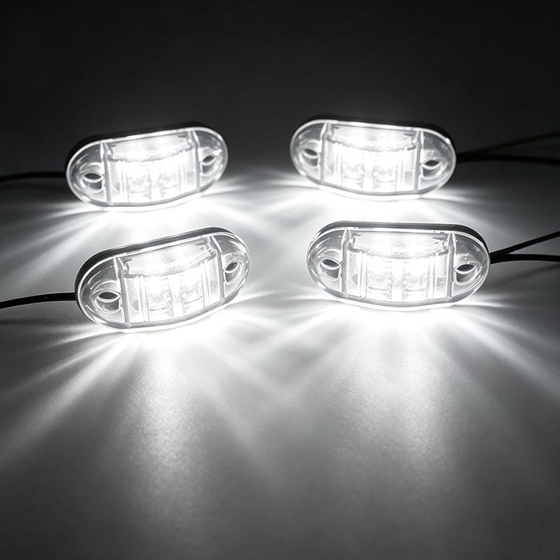 2/5/10PCS 12V 24V Universal Marine Boat Navigation Light Truck Warning Signal Side Marker Lights Clearance Lamp Car Accessories 3