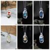 Jewelry Bubble Jellyfish Pendant Necklace Dreamlike Ocean Style Chain Choker  Gift
