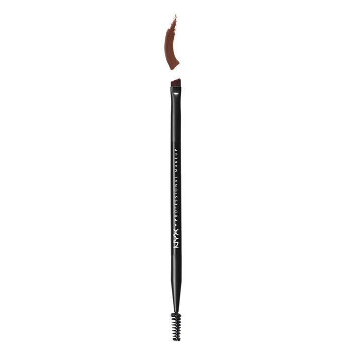 Pinceau à sourcils - nyx - nyx pro brush dual brow - double embout - précision - fibres synthétiques
