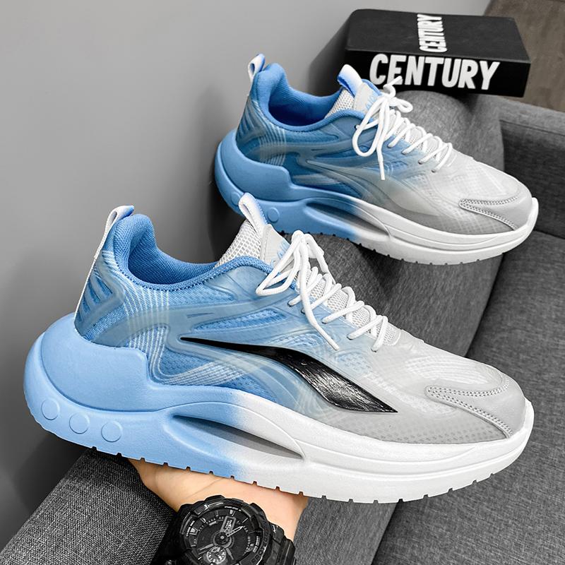 

Новый осенний стиль, дышащие сетчатые спортивные повседневные туфли, модные и универсальные удобные кроссовки для бега большого размера 36