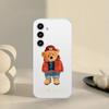 Teddy Bear Phone Case For Samsung Galaxy A52 A12 A51 S21 Edge S22ULTRA S23 S24 S20LITE Plus Ultra Transparent Cover