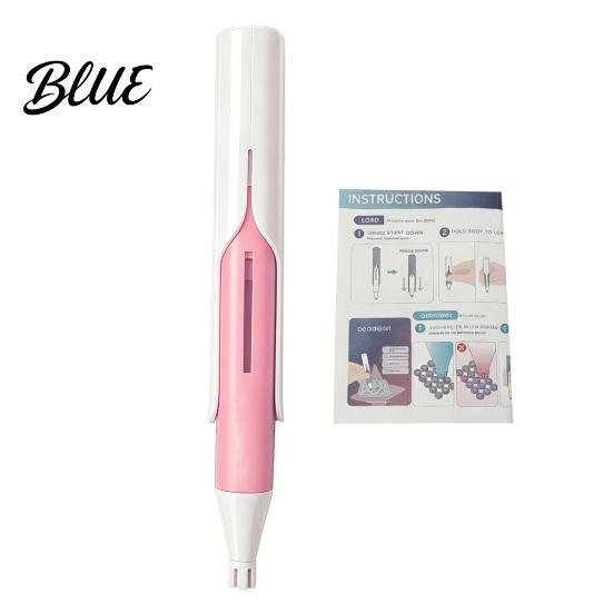 Automatic Drill Pen Rhinestone Art Bead Dispenser Painting Applicator Tool No Wax Needed Wax-free Reloadable for 2.8mm Round Drills