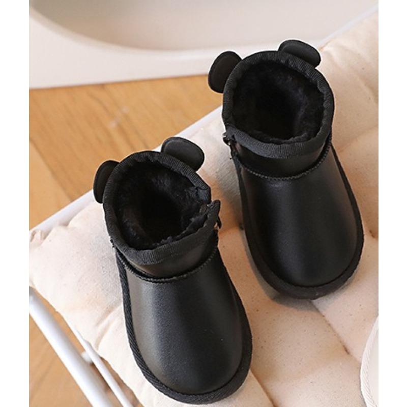 Children's Snow Boots - Boys' and Girls' Baby Shoes - Cotton Shoes - Short Boots for Little Children