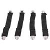 4Pcs   Bed Sheet Fasteners Suspenders Elastic Sheet Band Straps Clips Holder