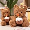 Cute Cake Bear Plush Toy - Sleep Companion Teddy for Girls' Birthday