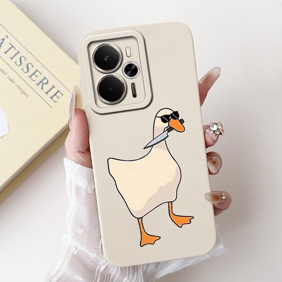 For Realme 14 14T 5G Phone Case New Design Aesthetic Panda Cat Cartoon Back Cover Liquid Silicone Bumper Camera Protection Cases