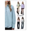 2026 Spring All-Cotton Women's Shirt, Stylish Long-Sleeve Shirt, Pure Cotton Turn-Down Collar Loose Commuting Top