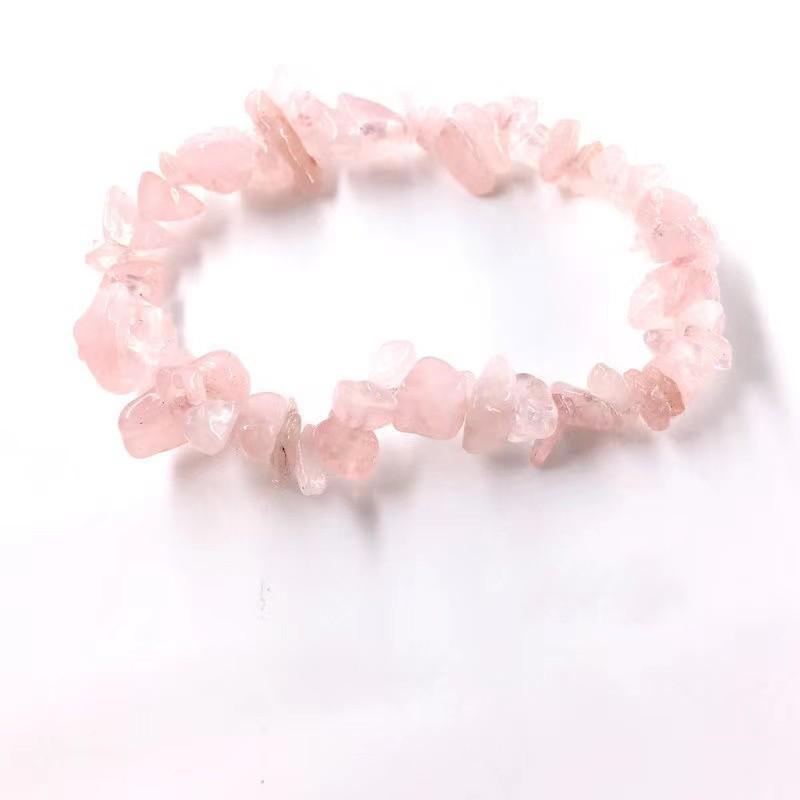 Natural Stone Stretchable Crystal Gravel Bracelet