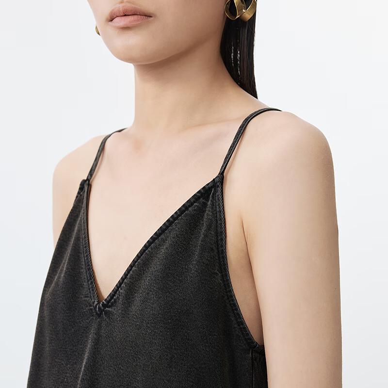 JNBY 2025 Summer V-Neck Strappy Maxi Dress