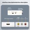 AV to HDMI Adapter HDTV 1080P Video Composite Converter AV2HDTV RCA To HDTV CVSB L R Video Scaler Converter Box