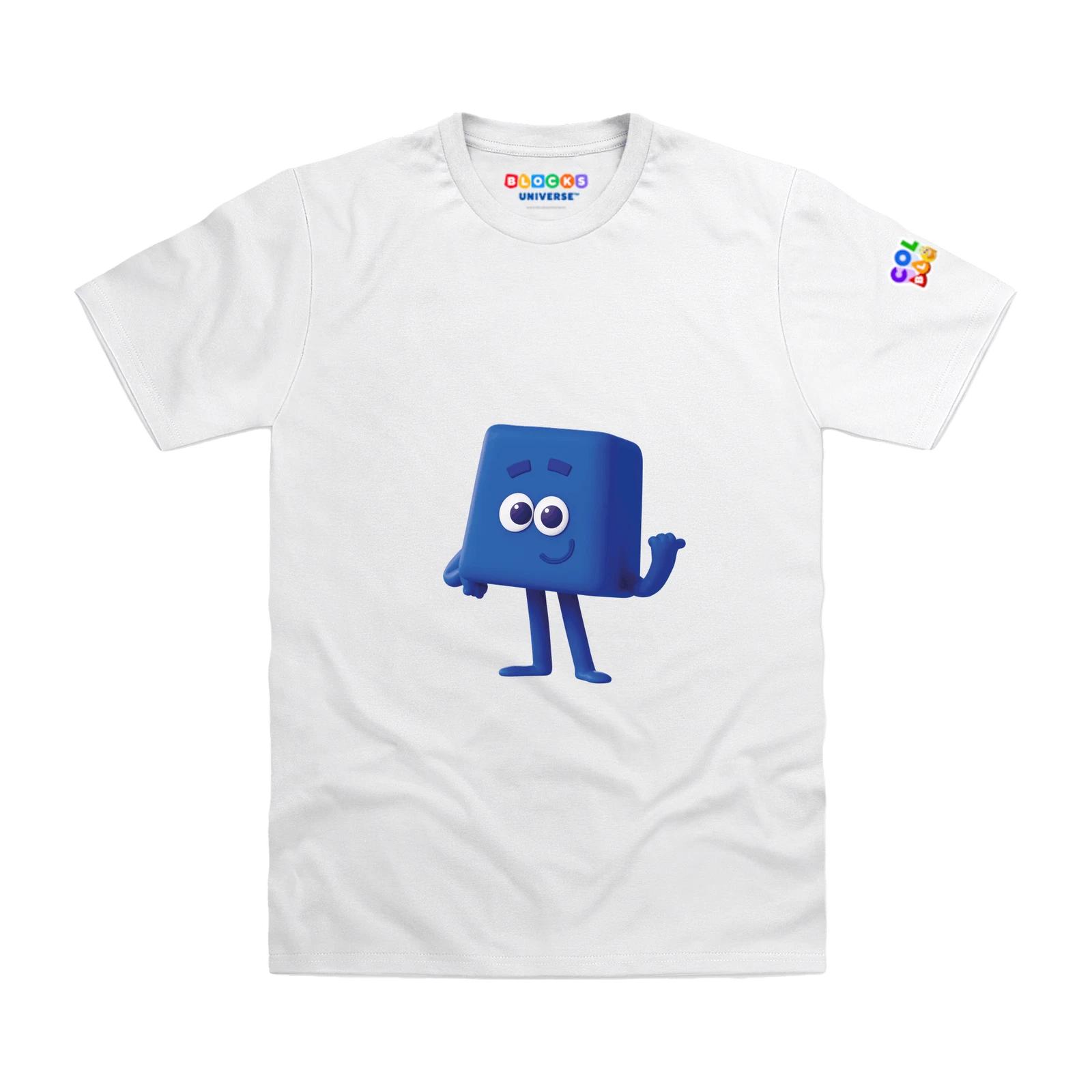 Officially Licensed Colourblocks - Colourblock Blue Kids T-Shirt 100
