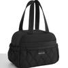 Quilted Insulated Lunch Bag Portable Thermal Food Tote Bag, Waterproof Reusable Bento Cooler Handbag for Office Workers Students Picnic Travel Food
