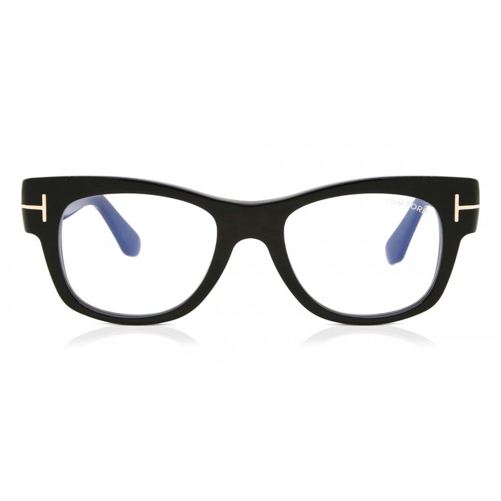 

Tom Ford Ft5040 B Blue Light Block 001 Men Eyeglasses Shiny Black/52