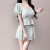 Swimsuit Women's Split Two-piece Set Small Clear New High Face Value Student Girl's Belly Cover Slimming Hot Vacation Seaside