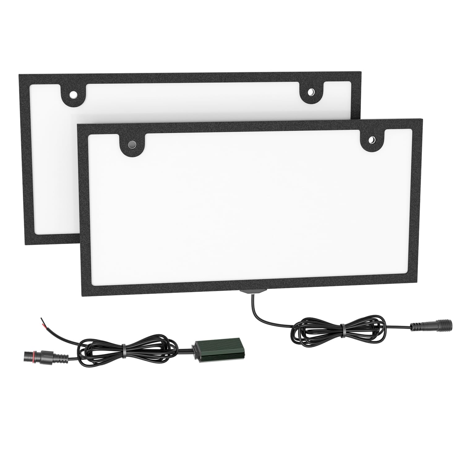 

ICHIYO Illuminated LED License Upgraded Version for Passenger Compatible with 12V and Front and Rear LED Number Plate Frames of Plates, Cars, белый