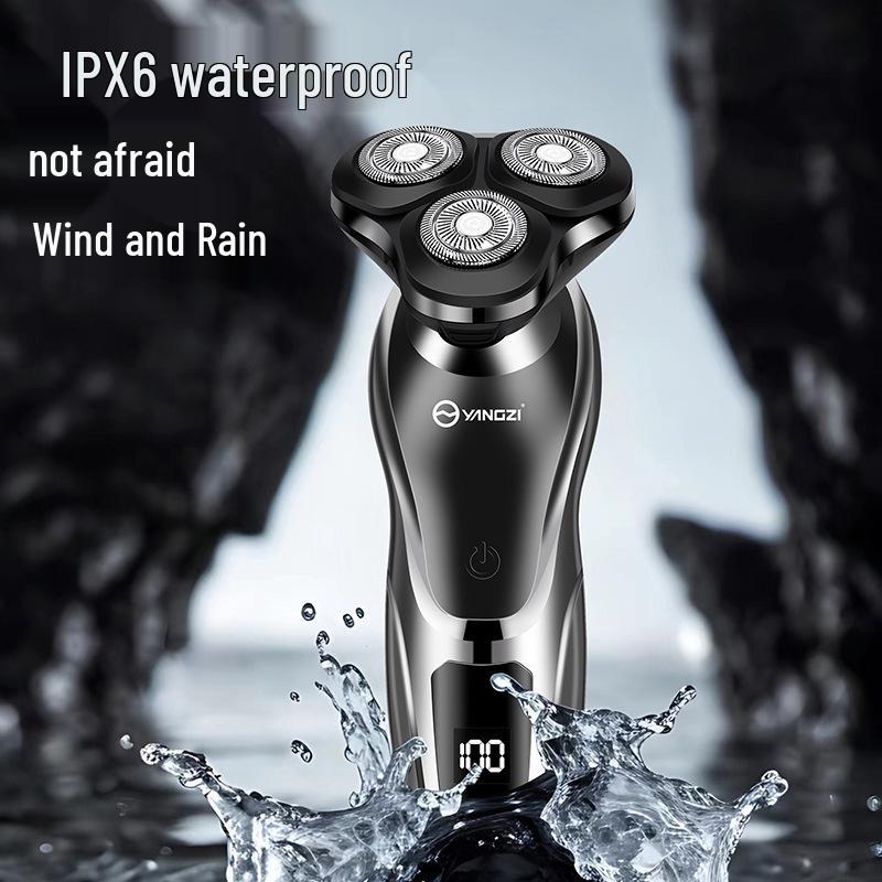 Yangzi Mini Electric Shaver for Men - Small Beard Trimmer, Super Clean Steel Cutter.