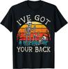Retro I've Got Your Back Funny Halloween Skeleton Costume T-Shirt Mens Womens Tees Top Unisex T-Shirt Mens Womens Tees Top