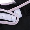 Chin Cheek Slim Mask Thin Belt Black