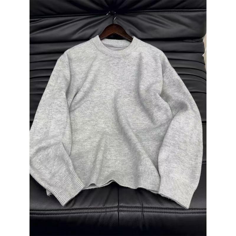 Harajuku Artistic Trend Men s Versatile Long Sleeve Sweater - Autumn/Winter L (57-62 kg)