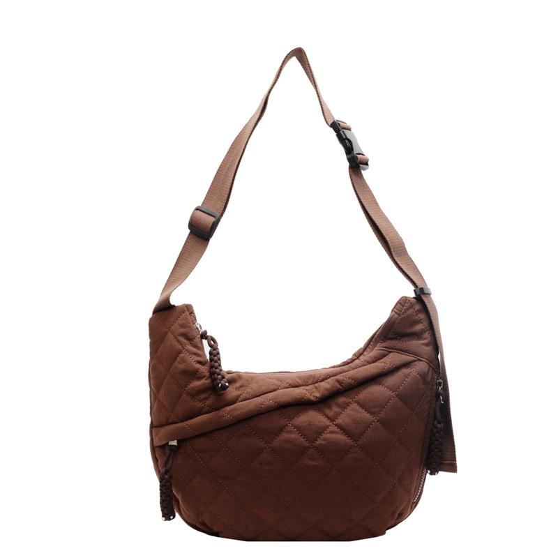 

Nylon Diamond Lattice Women s Tote: 2025 Versatile, Large-Capacity, Casual Shoulder & Crossbody Bag