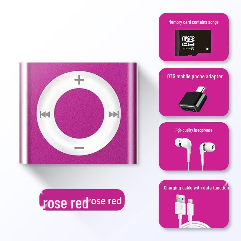 Portable Mini MP3 Player for High School Students - Music & English Listening