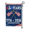 Patriotic Yard Decoration Polyester Outdoor Garden Banner 250th Anniversary Flag Vivid America Garden Flag For Yard National 4th