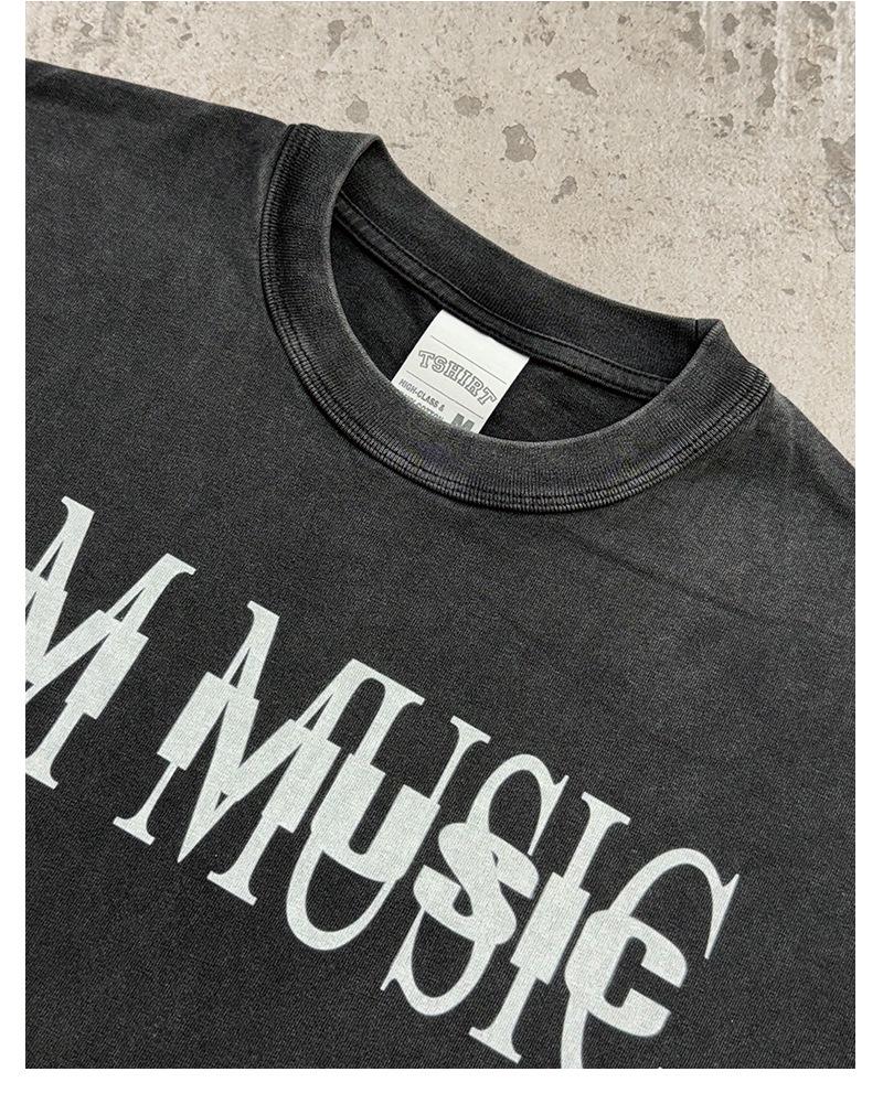 Zestaw bluzy z kapturem i koszulki z nadrukiem Playboi Carti, pranej