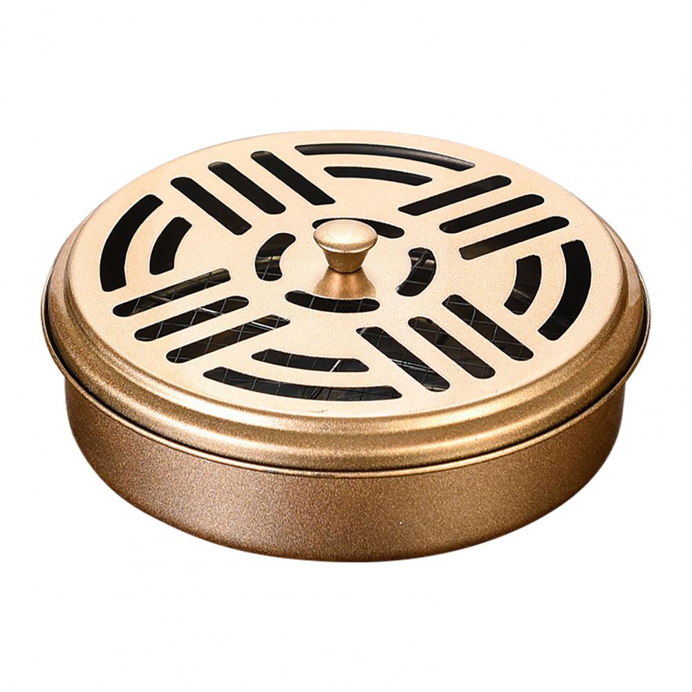 Mosquito Repellent Box Durable Mosquito Coil Disk Stable Convenient  Premium Mosquito Incense Box with Cover