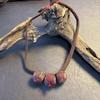 Handmade Fabric Art Three Pumpkins Women's Choker Necklace