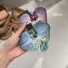 Denim Butterfly Orchid Hair Clip Cloth Girls Side Clip Cute Bohemian Style Hairpin  Daily
