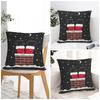 Christmas Humor Pillow Case Cushion Cover Polyester Graphic Pillow Cover Kawaii Pillowcases For Chair Sofa Home Decoration