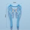Cervical Massager Clip Neck Massage Artifact Six Wheel Neck Kneading Massager Manual Multifunctional Home Use Fatigue Relief