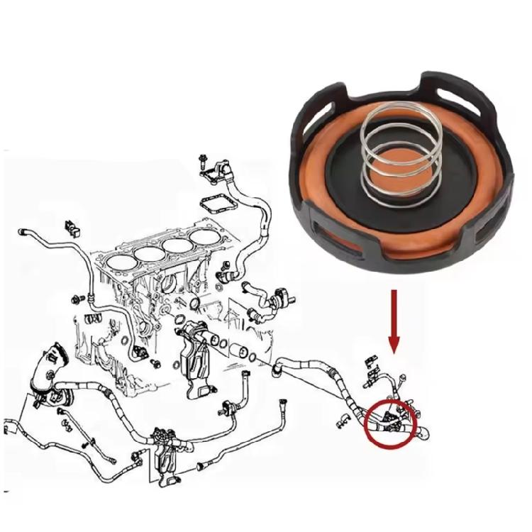 PCV Valves Cover With Membrane Replace 2740181400 A2740901729 ABS Valves Covers Repair Tool